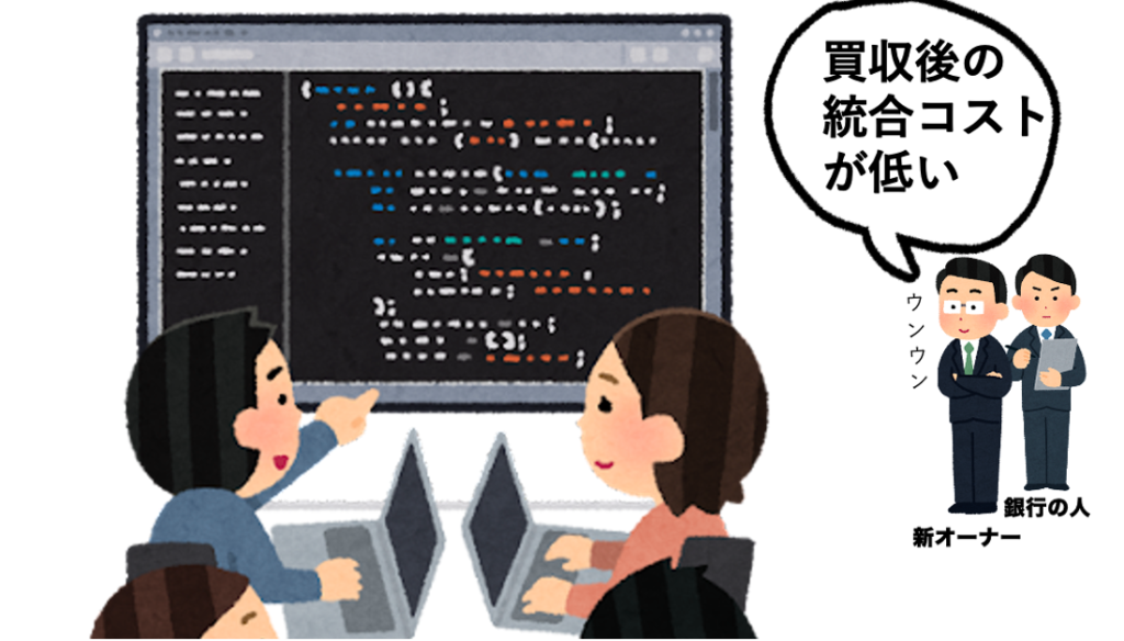 既存顧客のサブスク事業で売上が立っていると売りやすいの画像